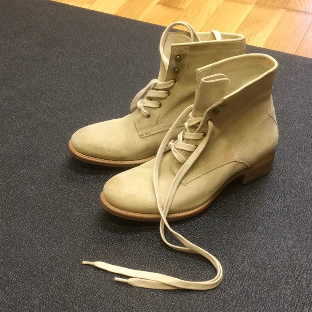 NWOT NDC Suede Combat Boots sz38